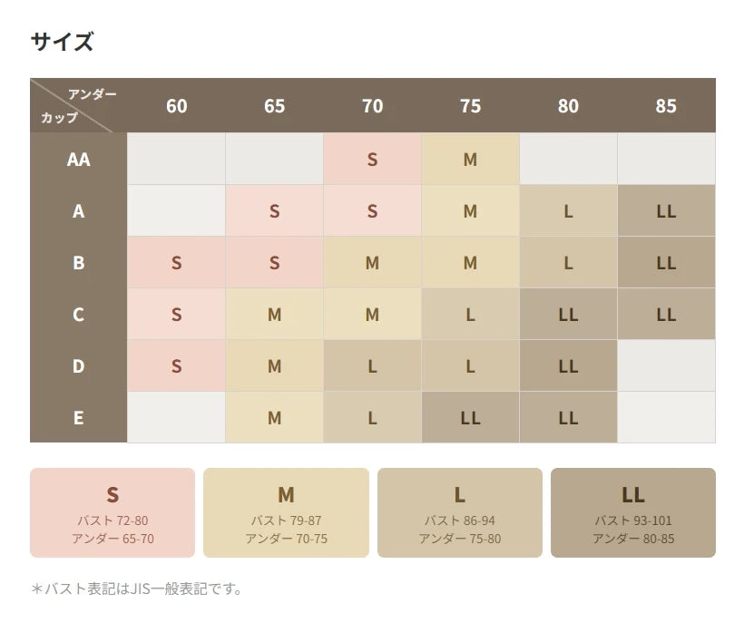サイズ表